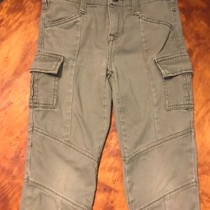 Domaine Green khaki soft cotton jeans